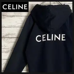 【超絶人気モデル】 セリーヌ CELINE バックロゴ パーカー プリント