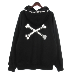 ダブルタップス WTAPS 22AW X3.0 HOODY クロスボーン パーカー スウェット 裏起毛 ブラック 3 メンズ