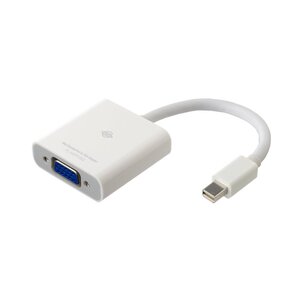 【中古】[メーカ終息] PLANEX Mini Displayport -]VGA端子変換アダプタ (MacBook MacBook Pro Mac