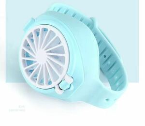 モデル携帯扇風機可愛い腕時計デザインUSB充電式ミニ小型静音強風ハンデ 扇風機