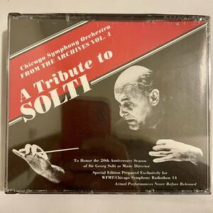 シカゴ交響楽団　自主制作盤vol.4　A Tribute to SOLTI（ゲオルク・ショルティ）（２枚組）