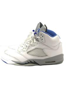 NIKE◆AIR JORDAN 5 RETRO_エアジョーダン 5 レトロ/29cm/WHT