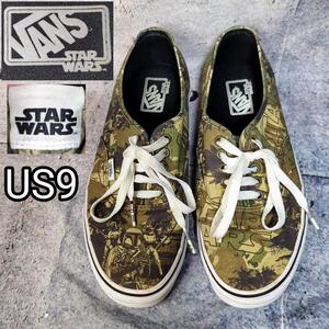 STAR WARSVANS OFF THE WALL　Authentic 27cm バンズ オーセンティック スターウォーズ 迷彩 美品