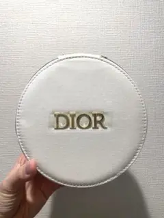 DIOR アクセサリーケース 円形 ホワイト