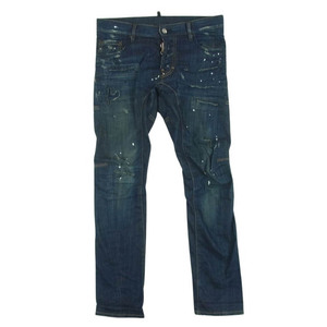 DSQUARED2 ディースクエアード 15AW S71LA0977 TIDY BIKER JEAN ダメージ加工 バイカー デニム パンツ ジーンズ 44【中古】