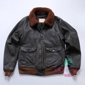 ●G-1 トップクラス 馬革 フライトジャケット bigsize レザージャケット ホースハイド 本革 革ジャン メンズファッション M～6XL