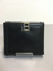 BALLY バリー 二つ折り レザー ウォレット 財布 ブラック