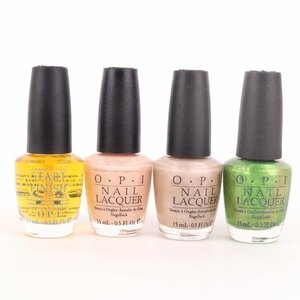 オーピーアイ ネイルラッカー等 マイゲコーダズトリックス他 4点セット まとめて コスメ マニキュア レディース OPI