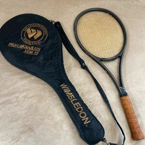 テニスラケット WIMBLEDON HIGH MODULUS VEM 15 カバー付き