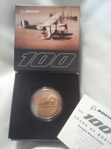 100 Years of BOEING Douglas World Cruiser #919 coin