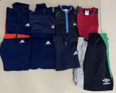 adidas ジャージ　上下セット　男　Sサイズ　2点入り　11点　まとめ売り