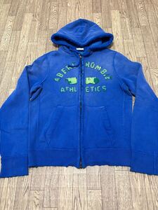 アバクロダメージパーカー　A BERCROMBIE ＆ FITCH　 Lサイズ　 USED加工品　