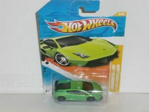 ◇HotWheels 右下 9 LAMBORGHINI GALLARDO LP570-4 SUPER LEGGERA 緑