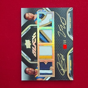 ◆【10枚限定 Auto】Roy Hibbert／Javale Mcgee UD 08-09 Black card#DR-HM ◇検索：直筆サイン ヒバート マギー Patch Rookie Photo Shoot