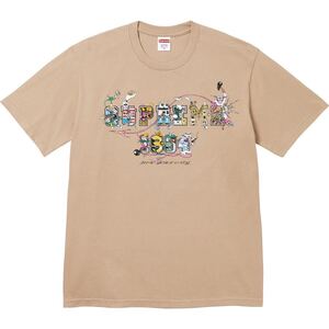 【新品未使用】 24SS 新品 SUPREME シュプリーム VARSITY TEE Tシャツ カットソー 半袖 khaki カーキ色 即決早い者勝ち