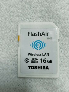 TOSHIBA FlashAir Wireless LAN 東芝 フラッシュエア 16GB ワンオーナー 美品