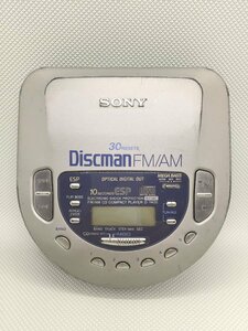 E478△SONY ソニー Discman D-145 ポータブルCDプレーヤー AM/FM ラジオ シルバー【保証あり】241118