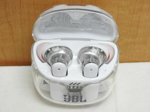 1円〜 中古 JBL TUNE FLEX ホワイト ワイヤレスイヤホン