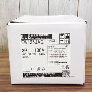 【TH-4581】未使用品 富士電機 漏電遮断器 EW125JAG 値下げ 税込み