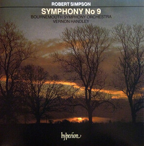 英CD Robert Simpson ? Bournemouth Symphony Orchestra, Vernon Handley Symphony No 9 CDA66299 Hyperion /00110