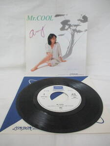 ◆アナログ◆見本盤 1983年 AMY エイミー Mr.COOL PARTY NIGHT S07N-1013 LONDON / 西尾尚子 黒住憲五 滝沢洋一 松原正樹 非売品 EP 日本製