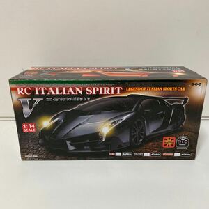 【1円スタート】RC イタリアンスピリット V ブラック ラジコン 中古品 11-33