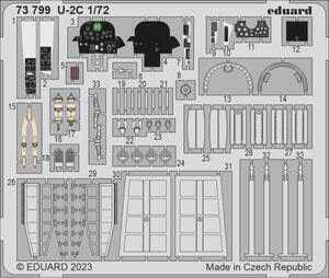 エデュアルド(73799) 1/72 Lockheed U-2C用エッチングパーツ(ホビーボス用)