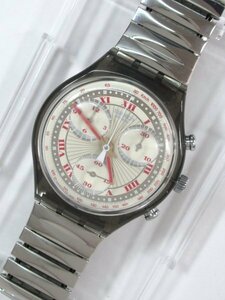 【デッドストック】 スウォッチ Swatch 1994年 CHRONO クロノ Pleasure Dome SCM107 蛇腹ベルト 腕時計 #SWD2024 【未使用】