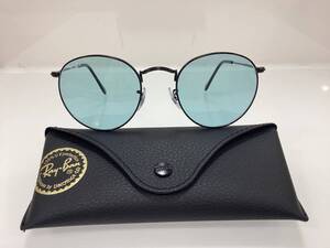 国内正規品RayBan レイバン　サングラス ラウンドメタル　ROUND METAL　 RB3447 002/64ルックスオティカジャパン ケース黒