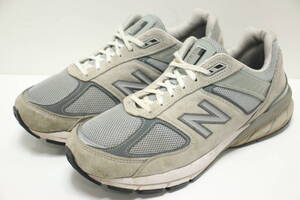 ニューバランス　990V5◆スニーカー◆26cm幅広◆US8(6E)◆USA製◆New Balance◆グレー◆レアサイズ◆アメリカ製◆USA購入