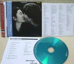 即決！【2点で送料無料】●プラチナSHM-CD 紙ジャケ復刻 ジョン・レノン John Lennon Yoko Ono Double Fantasy 帯と内袋も HRカッティング