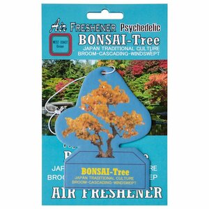 ◆送料\110◆【BONSAI-TREE・盆栽】※《エアーフレッシュナー ／ WEST COAST OCEAN》　盆栽エアフレ　AIR FRESHENER