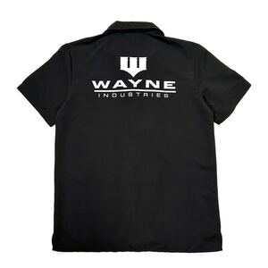 8983 BATMAN 開襟シャツ WAYNE INDUSTRIES M