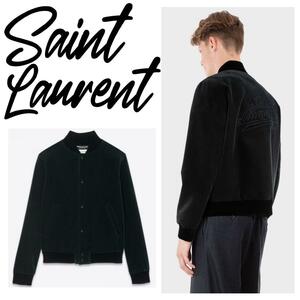 定価45万 Saint Laurent テディジャケット ベルベット 48