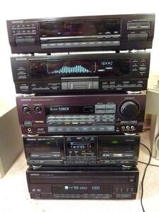 ◆KENWOOD/システムコンポ T-7i GE-7i A-7i X-9i LVD-7i◆