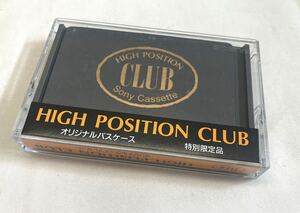 AK98411▲美品★特別限定品 SONY HIGH POSITION CLUB/オリジナルパスケース カセットケース付 ソニー/カセット