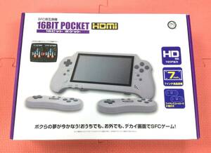 【GM4583/80/0】未使用品★SFC互換機用 16ビットポケット HDMI★本体セット★16BIT POCKET★スーパーファミコン★スーファミ★ゲーム機★