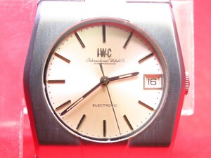 ■♪価格高騰! 資産価値！稼働 電池新品 メンズ 高級超レア！ビンテージ! IWC アイ・ダブリュー・シー シャフハウゼンエレクトロニック音叉