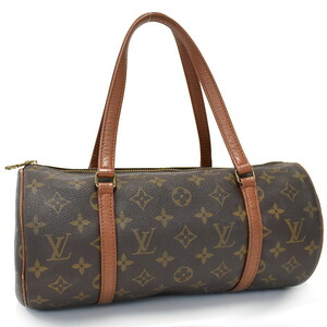 1円 ◆定価11万 美品 LOUIS VUITTON ルイヴィトン ハンドバッグ パピヨン30 M51385 モノグラム ブラウン◆E.Cmr.oR-01