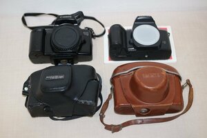 まとめ売り フィルムカメラ メーカー色々 種類色々 破損品含む 本体のみ含む 4点セット 動作未確認 6277-80サイズ