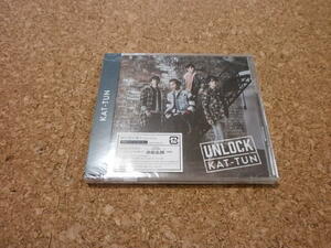 未開封★KAT-TUN【UNLOCK】★シングル★初回限定盤2・CD+DVD+ネームフォトカード★