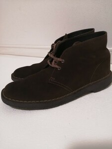 クラークス　clarks チャッカブーツ US8 26cm デザートブーツ ダークブラウン 31692 スエード OSAGARI