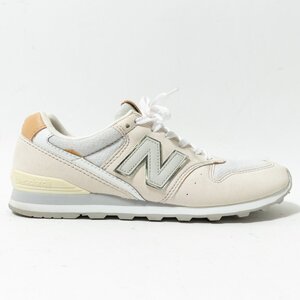 New Balance ニューバランス D WL996BMB ローカットスニーカー オフホワイト ベージュ 25cm レディース シンプル カジュアル シューズ 靴