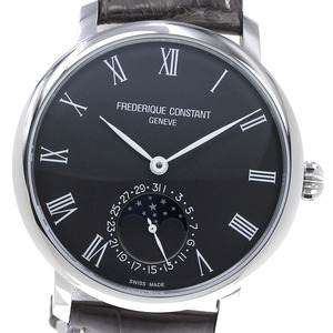 フレデリック・コンスタント FREDERIQUE CONSTANT FC-705X4S4/5/6 スリムライン ムーンフェイズ 自動巻き メンズ 美品 保証書付き_833894