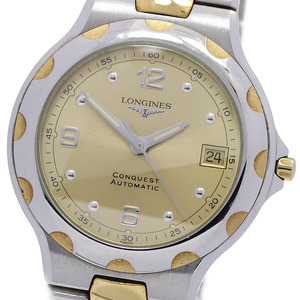 ロンジン LONGINES L1.634.3 コンクエスト デイト 自動巻き メンズ _849236