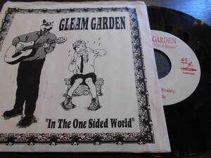 【EP3枚以上送料無料】 7inch / GLEAM GARDEN / IN THE ONE SIDED WORLD 国内盤 SNUFFY SMILE SNUFF-092 ジャパニーズ・パンク 片面録音