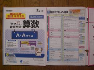 4012　小学５年生　算数　計算　啓林館　算数テスト　ぶんけい　教師用書　１年間分