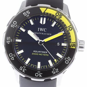 IWC IWC SCHAFFHAUSEN IW356802 アクアタイマー デイト 自動巻き メンズ 保証書付き_769893