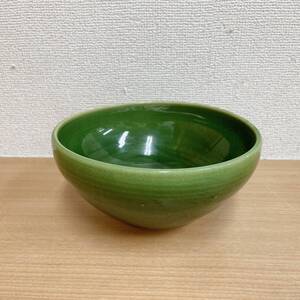 【菓子鉢 織部菓子鉢 谷口史郎作】総おりべ/赤津系/菓子器/銀座/陶雅堂/茶道具/茶道/アンティーク/S67-101