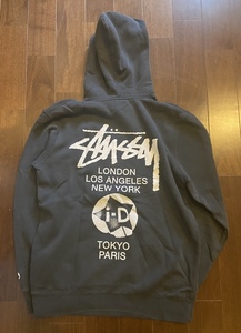 新品 Sサイズ STUSSY i-D World Tour Pig. Dyed Hood ステューシー パーカー